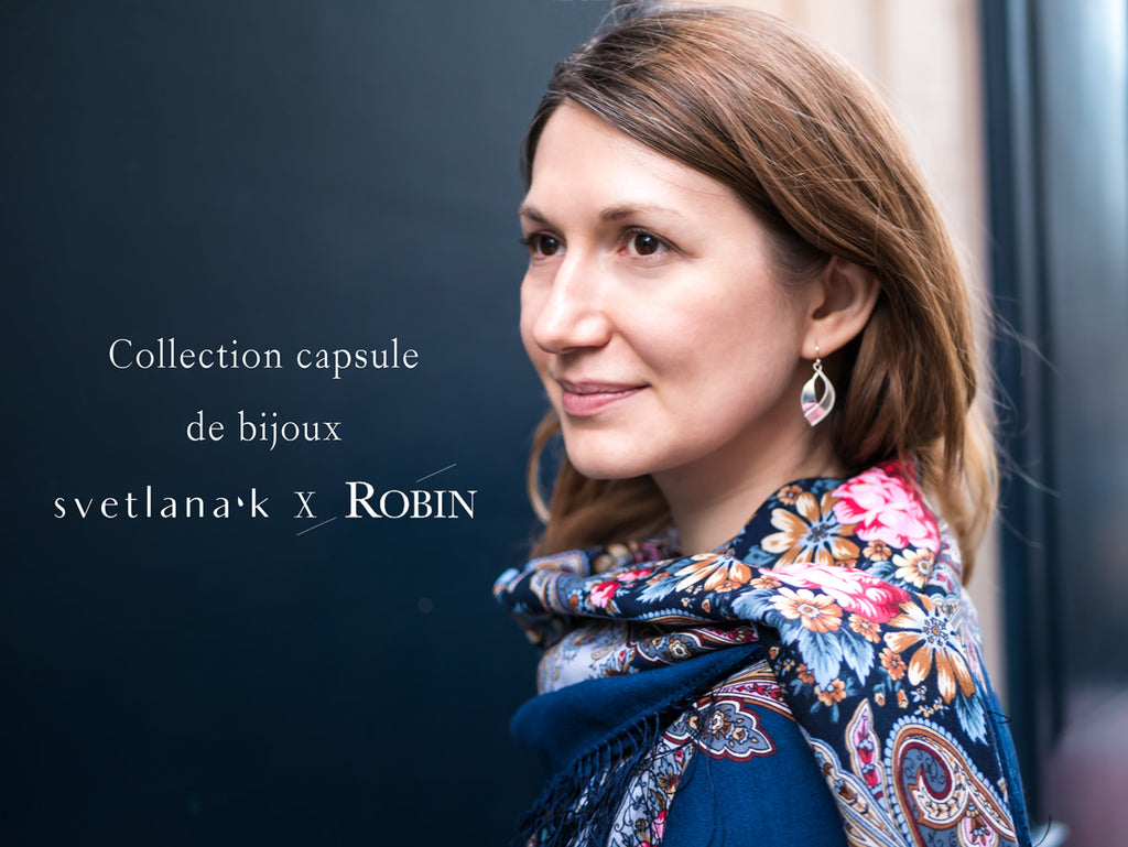 Collab avec Robin Paris : collection de bijoux éthiques en argent.