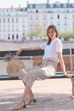 Pantalon Mitya - 7/8 - toile imprimée