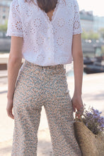 Pantalon Mitya - 7/8 - toile imprimée