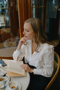 Blouse Galya - coton broderie anglaise