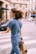 Combinaison Maksim - Coton upcyclé - bleu ciel