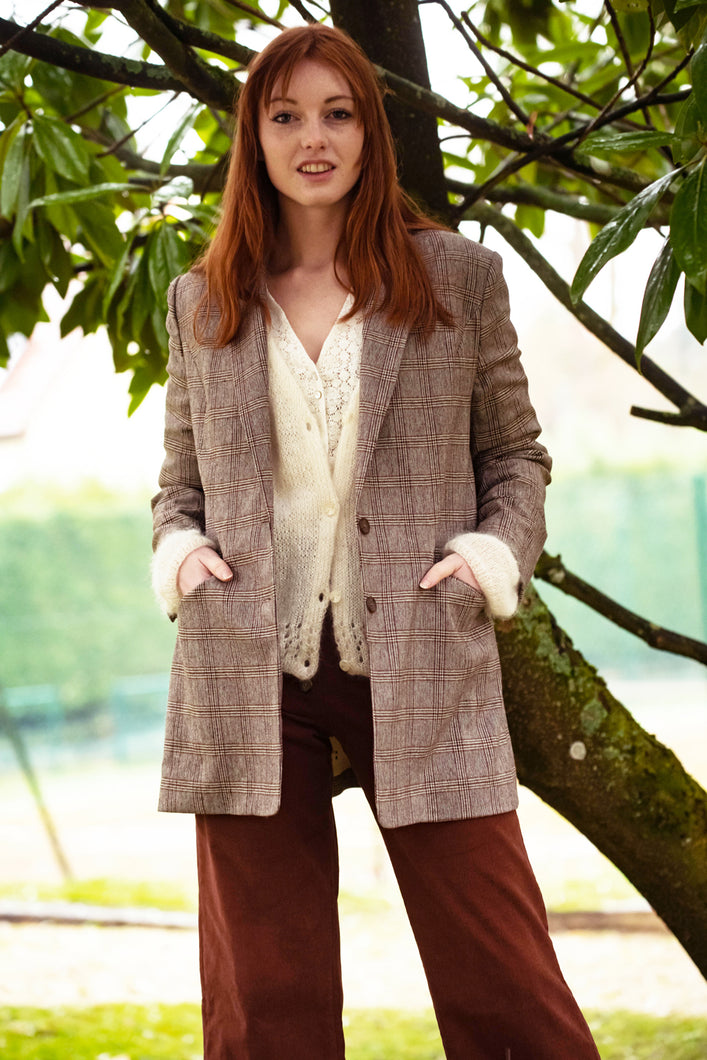 Veste Arseni - motif Prince de Galles - made in France