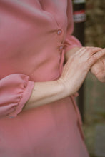 Robe Sofia - vieux rose - viscose upcyclée - made in France